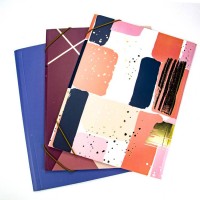 2020 New Arrivals Make A4 Kraft Paper Pocket Cardboard File Folder Cover Handmade A4 Size Paper Expanding File Folder