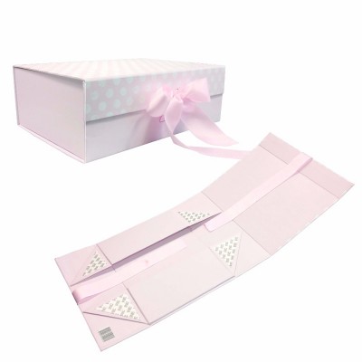 HC Packaging New product Custom Wholesale Foldable cardboard folding Gift boxes with ribbon